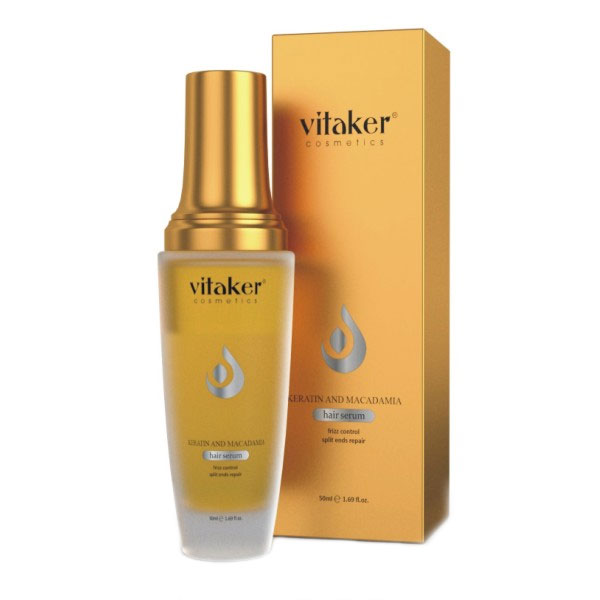 Vitaker Keratin and Macadamia Oil Serum 50ml