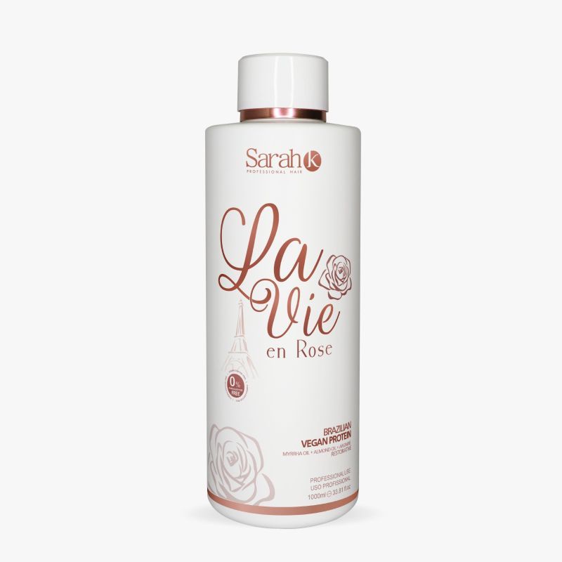 Φωτογραφία από Sarah k_ Restoractive Protein Vegan Keratin_ La Vie En Rose - 1LT